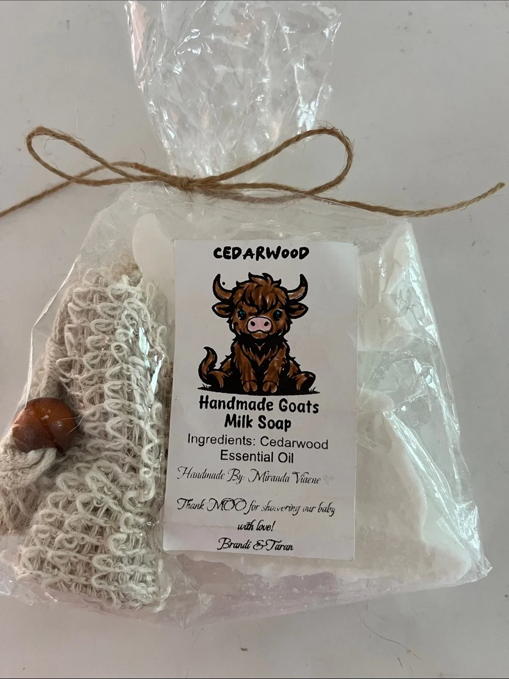 Handmade Goats Milk Soap — White